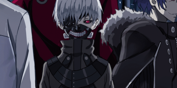 1080x1920 Download 1080x1920 Tokyo Ghoul, Ken Kaneki, White Hair, Mask, Red
