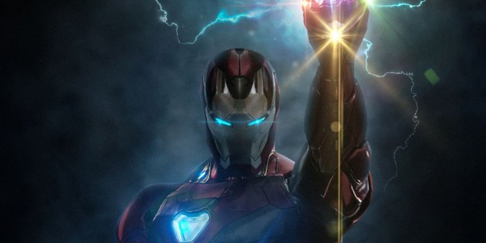 1280x720 Wallpaper Iron Man, Infinity Gauntlet, HD, Creative Graphics, #16395