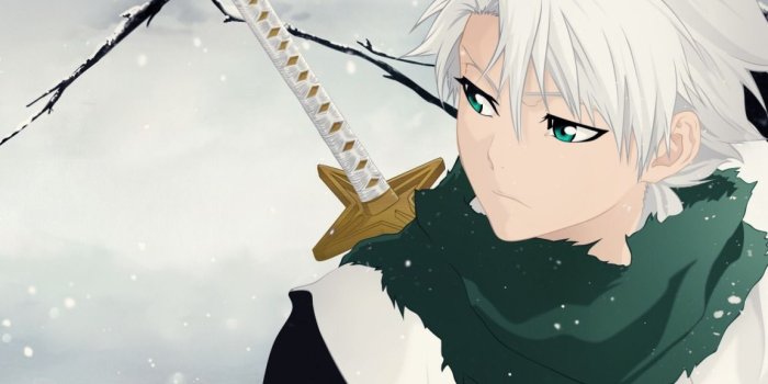 1152x864 Download wallpaper wallpaper, sword, game, Bleach, green eyes, anime