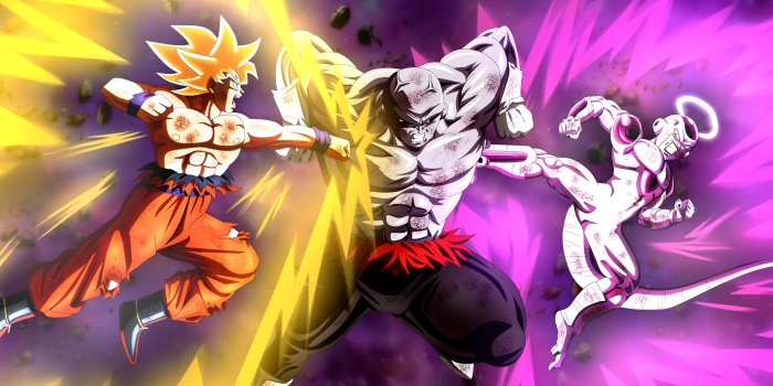 3379x1699 5066983 Freeza (Dragon Ball), Jiren (Dragon Ball), Goku wallpaper