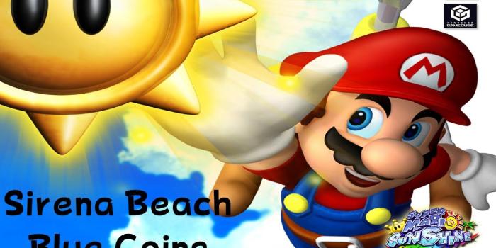 1280x720 Super Mario Sunshine - Sirena Beach - Blue Coin Guide