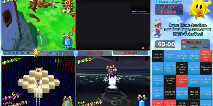 1600x900 SunshineCommunity - Highlight: Super Mario Sunshine Lockout Bingo