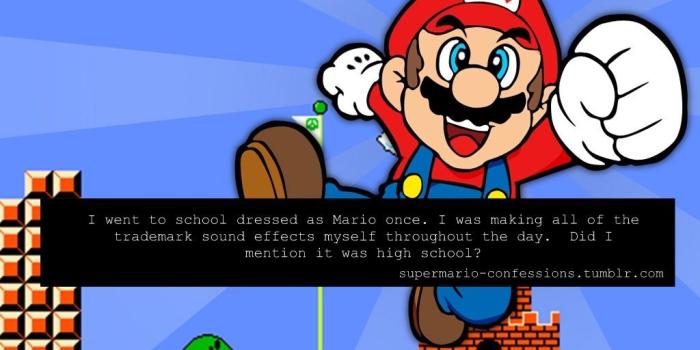 1024x768 My Mario Confessions — “I once sacrificed Yoshi, by leaping off of