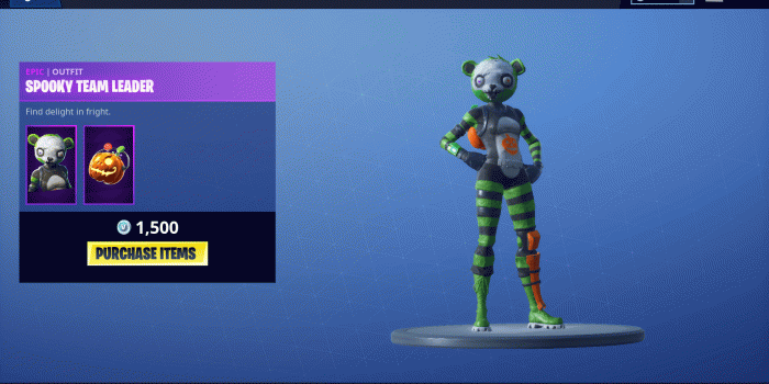 1920x1080 Spooky Team Leader is the best new skin on Fortnite: Battle Royale