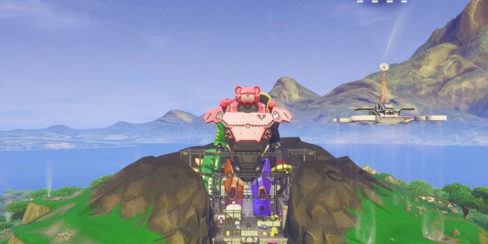 1920x1080 Fortnite v9.40 Map Changes - The Completion of the Mech & More