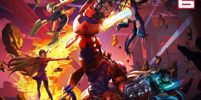 1332x850 Wallpaper art, characters, Walt Disney Pictures, Big Hero 6, City of