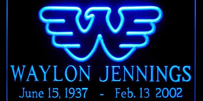 1024x768 Amazon.com : Waylon Jennings Hub Bar Advertising LED Light Sign