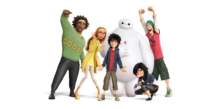 2732x2732 af91-big-hero-6-chracters-all-disney-art-illust - Papers.co