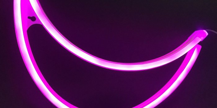 1400x1050 Moon Neon Light Sign Wall Neon Light, LED Indoor Decor Night Lamps