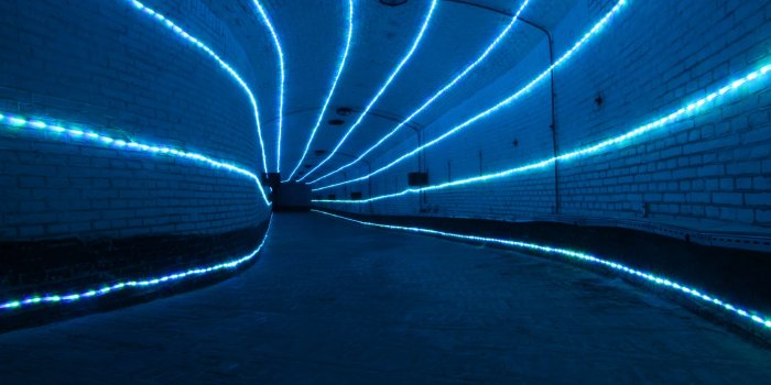 3840x2560 3108404 led, light, long exposure, trials, tunnel 4k wallpaper and