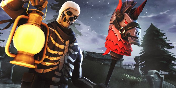 2560x1700 4k Resolution Wallpaper Of Skull Trooper From Fortnite Mvlc