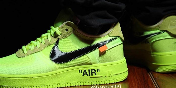 1140x800 Off-White Nike Air Force 1 Volt Photos | SneakerNews.com