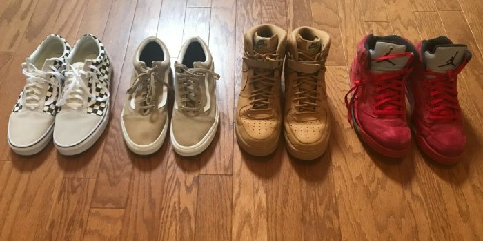 1600x1200 Jordan 5 FLIGHT SUIT + Vans Old Skool + NIKE Air Force 1 Wheat