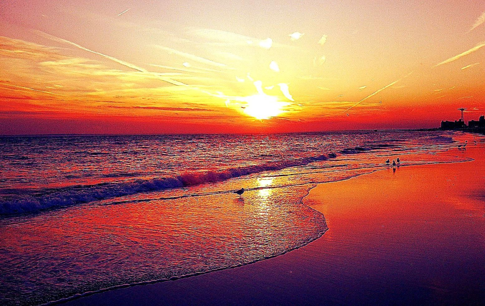 1555x983 44+] Sunset Beach NC Desktop Wallpaper on WallpaperSafari