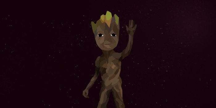 3440x1440 Cute Lil Baby Groot Wallpaper - Album on Imgur