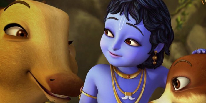 1536x1152 Little Krishna Cartoon Hd Wallpaper Download - cartoon wallpaper