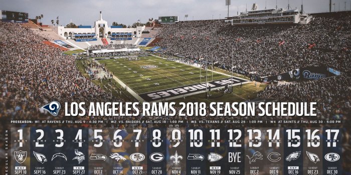 1920x1080 2018 Rams Schedule Wallpapers