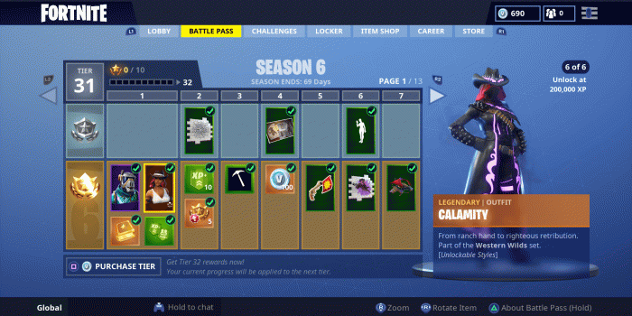 1920x1080 Fortnite Season 6 Guide: How to Unlock the Calamity and Dire Skins
