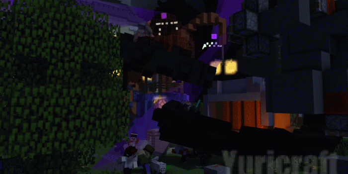 2048x1152 Witherstorm Attack [2K Wallpaper] - Wallpapers and art - Mine-imator