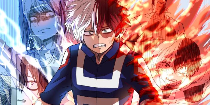 3840x2400 Download wallpapers Shoto Todoroki, 4k, manga, Boku no Hero Academia