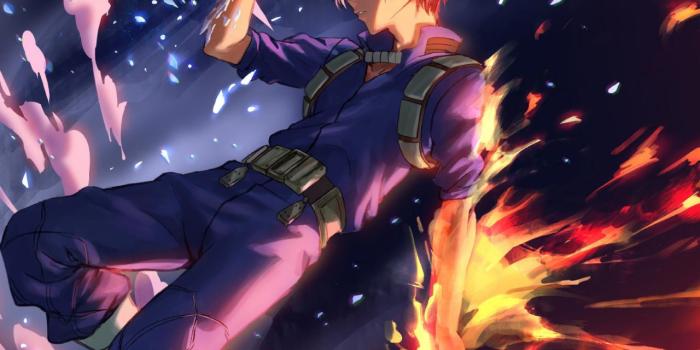 1280x1024 My Hero Academia - Shoto Todoroki Fire HD wallpaper download