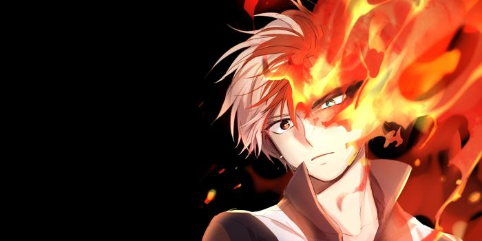 3840x2160 Shoto Todoroki Fire My Hero Academia 4K #12278