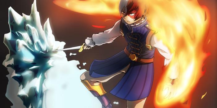 2560x1600 My hero academiat Fire