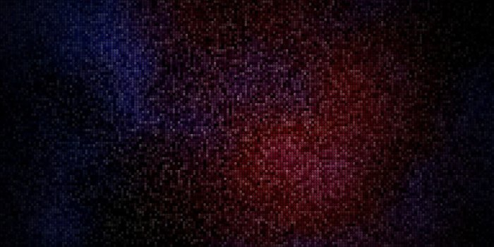 1920x1080 Free download Red blue screen dots with black background 3d gaming