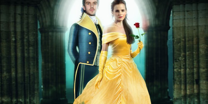 3360x2100 Dan Stevens Emma Watson Beauty and the Beast HD wallpaper
