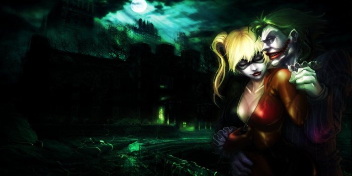 1192x670 45+] Joker Harley Quinn Wallpaper on WallpaperSafari