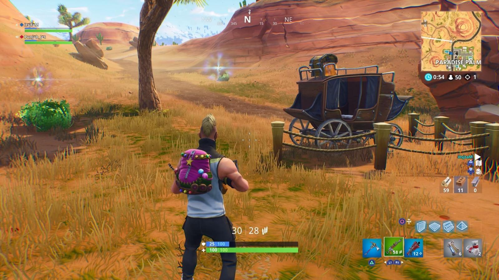 1920x1080 Fortnite Carriage Paradise Palms Widescreen Desktop Wallpaper 1506