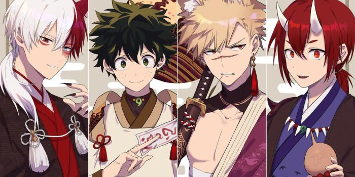 1332x850 Wallpaper collage, guys, Boku no Hero Academy, My hero Academy