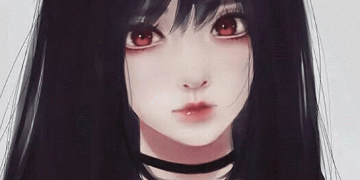 1440x2960 Image result for anime girl red eyes black hair | Profile Pictures
