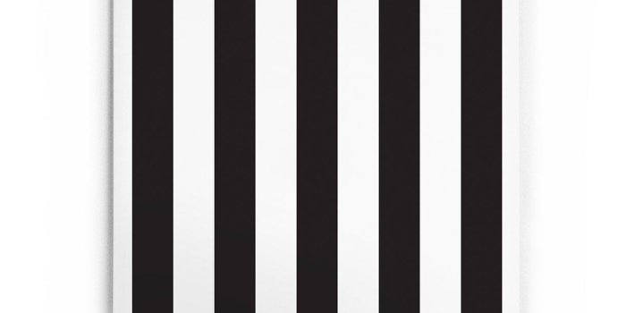 1220x1745 Black & White Stripe Wallpaper by Ingrid + Mika for Milton & King