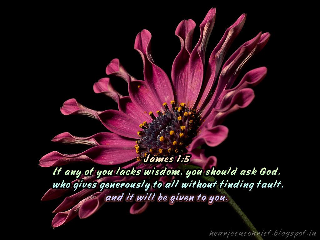 1024x768 Christian Wallpapers: Bible Verse Wallpaper - James 1:5
