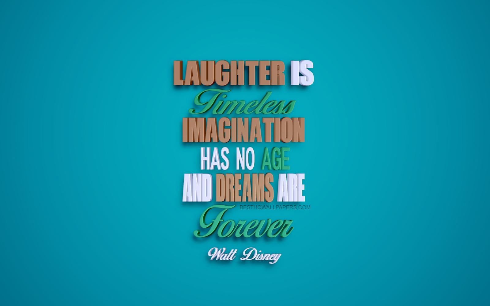 3840x2400 Download wallpapers Laughter is timeless Imagination has no age And