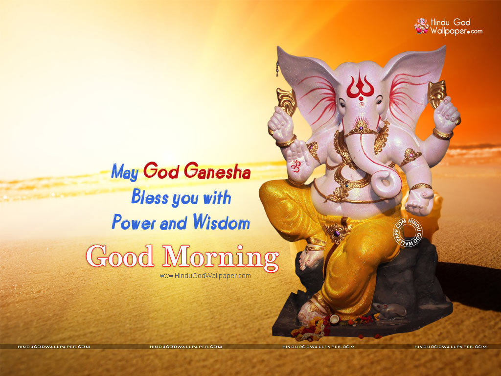1024x768 Good Morning Ganesh Ji Wallpapers, Images, Photos Download