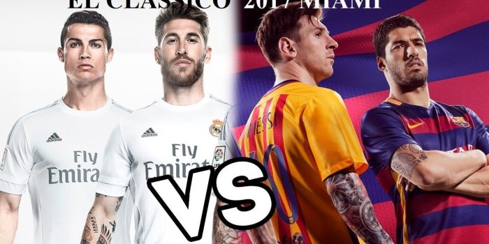 1280x720 Barcelona VS Real Madrid 2017 Miami Wallpaper
