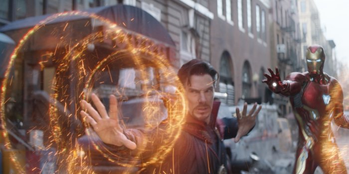 2880x1800 2880x1800 Doctor Strange And Iron Man In Avengers Infinity War