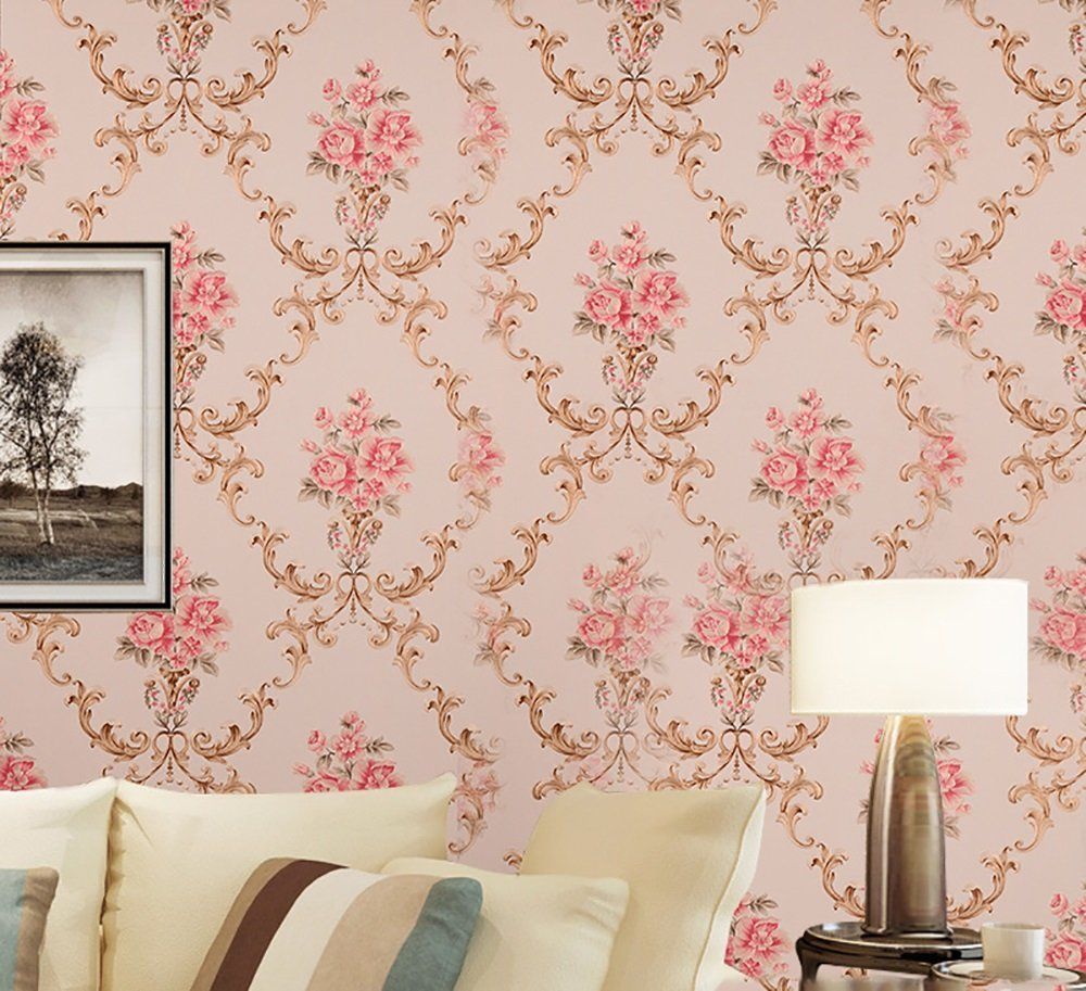 1000x913 Amazon.com: 3D wallpaper American pastoral flower flowers non-woven