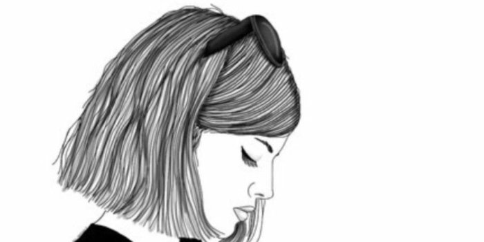 1082x1920 Outlines Wallpaper Outlines Lockscreen Outlines Tumblr - Girl