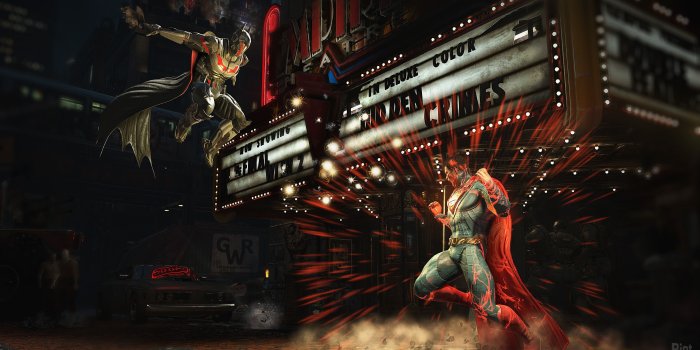 3840x2160 Wallpaper Injustice 2, Batman, Superman, Fight, 4K, Games, #971