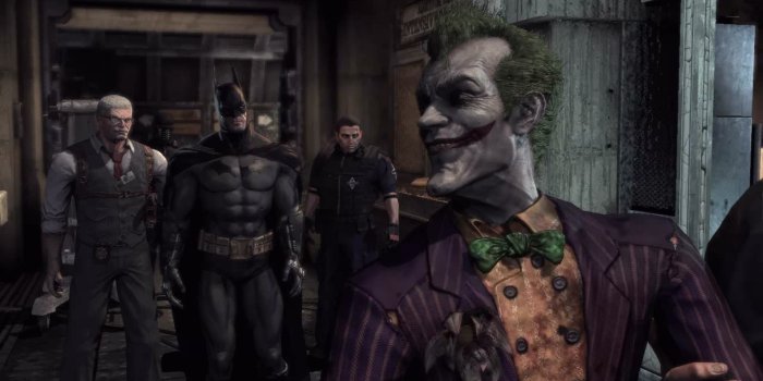 2560x1440 Joker and Batman painting, Batman, Joker, Batman: Arkham Asylum