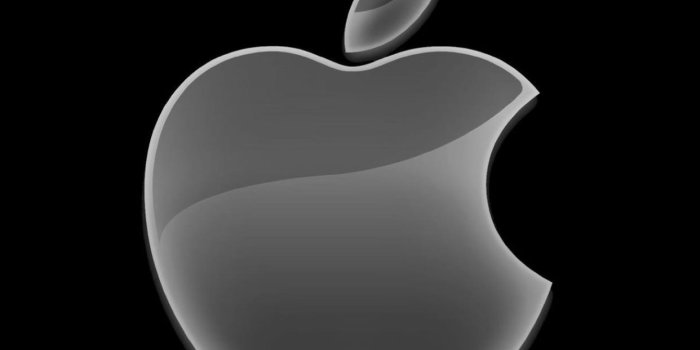 1242x2688 Apple logo black cool | wallpaper.sc iPhone XS Max