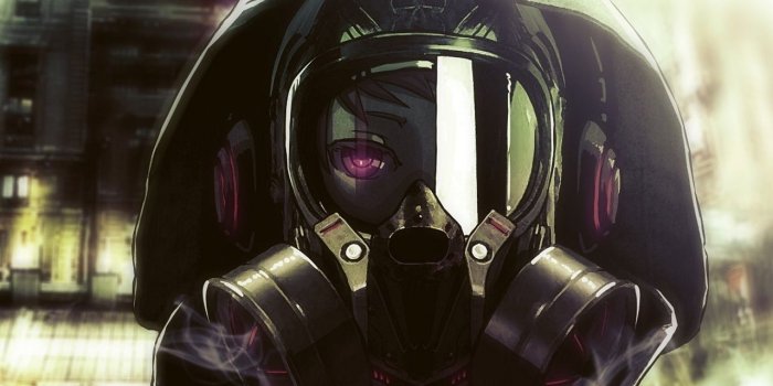 1280x1024 Anime gas mask wallpaper | 1280x1024 | #14676