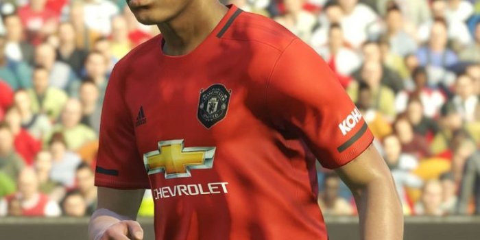 1366x768 PES 2019 Manchester United Home Kit season 2019-20120 by Carrasco