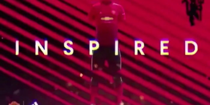 1280x720 Is this next season's Manchester United's home kit? New adidas shirt  'leaked' in video