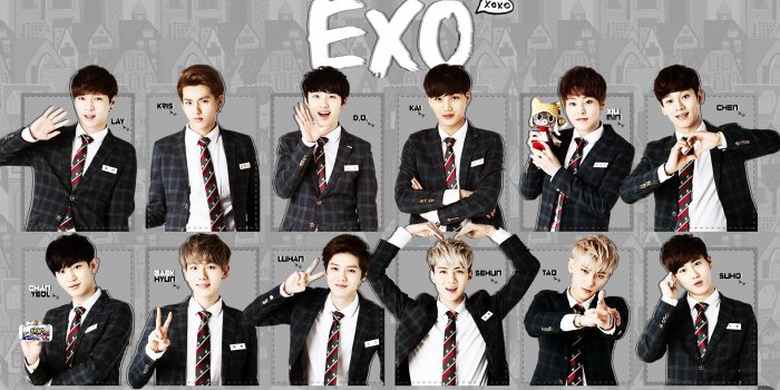 1920x1080 HD Exo Wallpaper 9 Members | wallpaper awan