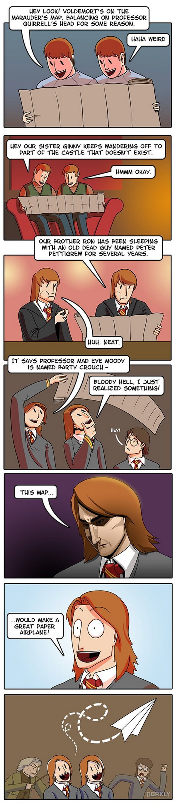 597x2729 Why the Weasley Twins Are the Dumbest Characters In Harry Potter - 9GAG