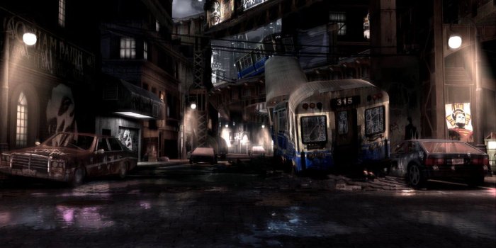 1280x720 The Alley - Bus Garage (#1091160) - HD Wallpaper Download